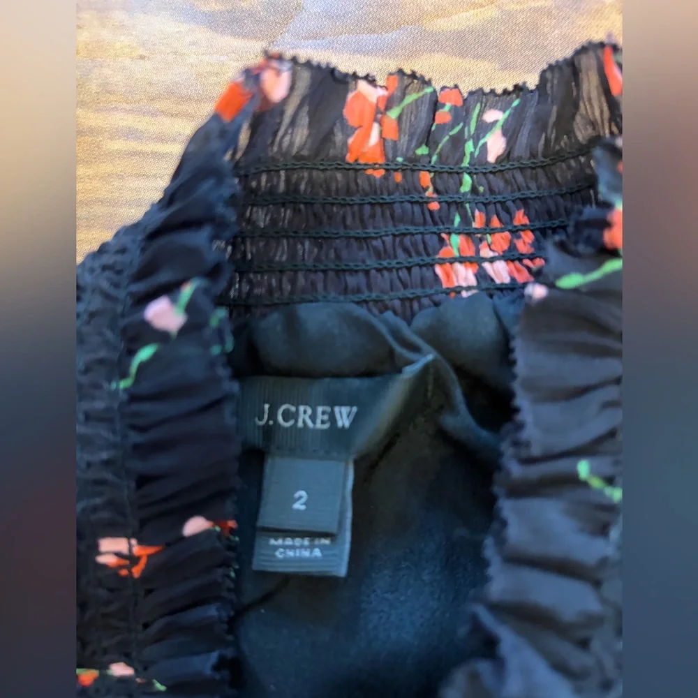 J. Crew Floral Sleeveless Blouse - Picture 4 of 6